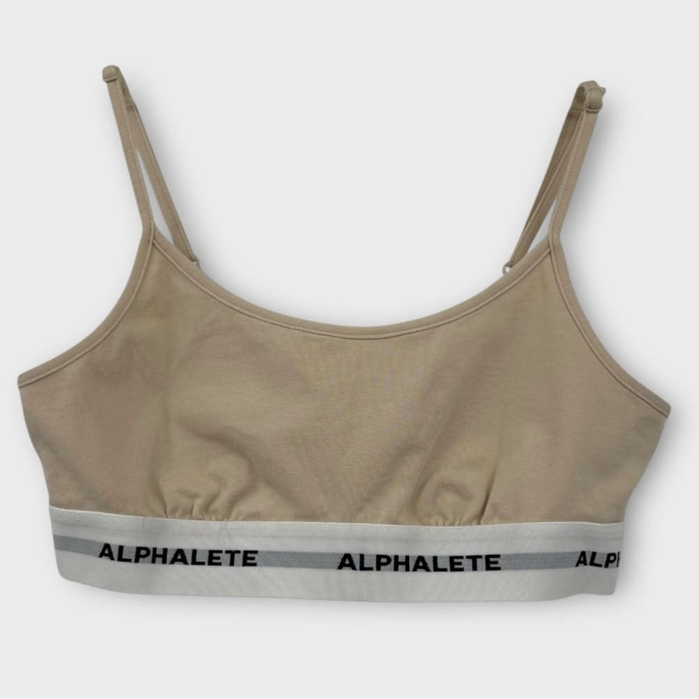 Alphalete Sports Bra in Tan Women’s Size S - Picture 2 of 4